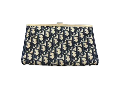 Dior Trotter Clutch Bag "Navy"