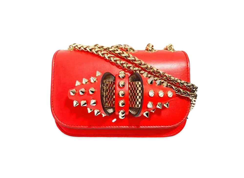 Christian Louboutin Sweet Charity Chain Shoulder "Red"