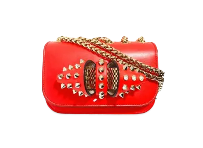 Christian Louboutin Sweet Charity Chain Shoulder "Red"