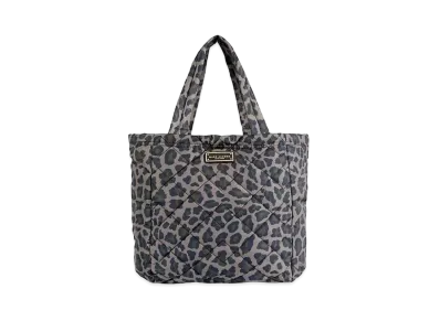 Marc Jacobs Leopard Print Nylon Tote Bag "Brown"