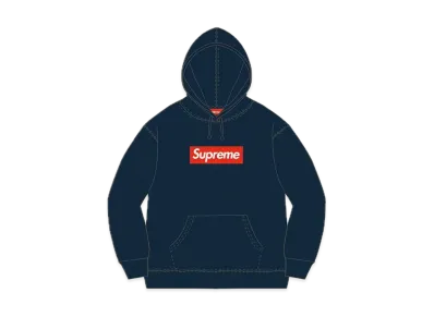 Supreme Box Logo Hooded Sweatshirt "Navy" (12FW)