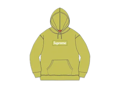Supreme Box Logo Hooded Sweatshirt "Acid Green" (12FW)