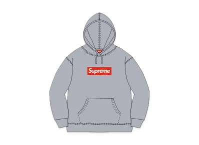 Supreme Box Logo Hooded Sweatshirt "Heather Grey" (13FW)