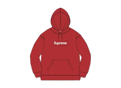 Supreme Box Logo Hooded Sweatshirt "Red" (13FW)