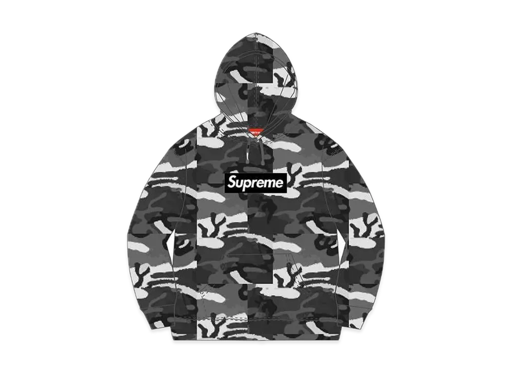 Supreme Box Logo Hooded Sweatshirt "Snow Camouflage" (13FW)