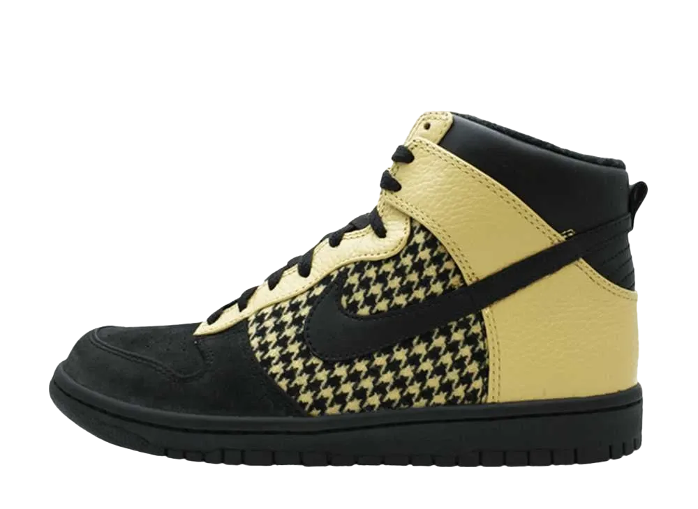 ナイキ ダンク ハイ プレミアム "ブラック/ゴールド ダスト"