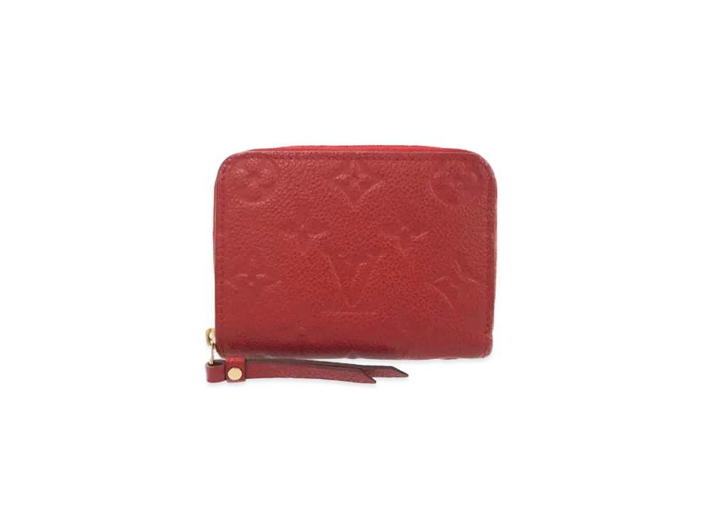 Louis Vuitton Monogram Amplant Zippy Coin Purse "Cerise"