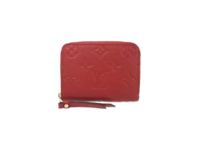 Louis Vuitton Monogram Amplant Zippy Coin Purse "Cerise"