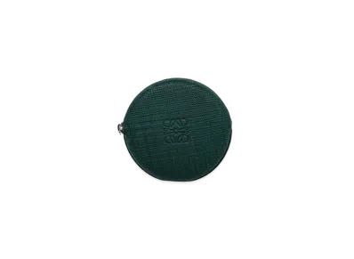 LOEWE Anagram Round Coin Case "Green"