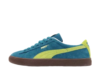 Puma Suede VTG "Blue Coral/Yellow Aleart/Gum"