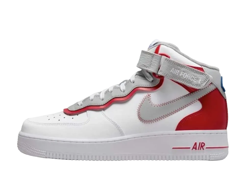 Nike Air Force 1 Mid '07 LV8 "White/Gym Red"