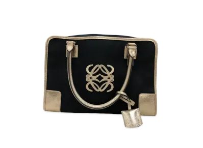 LOEWE Amazona Hand Bag "Black/Gold"