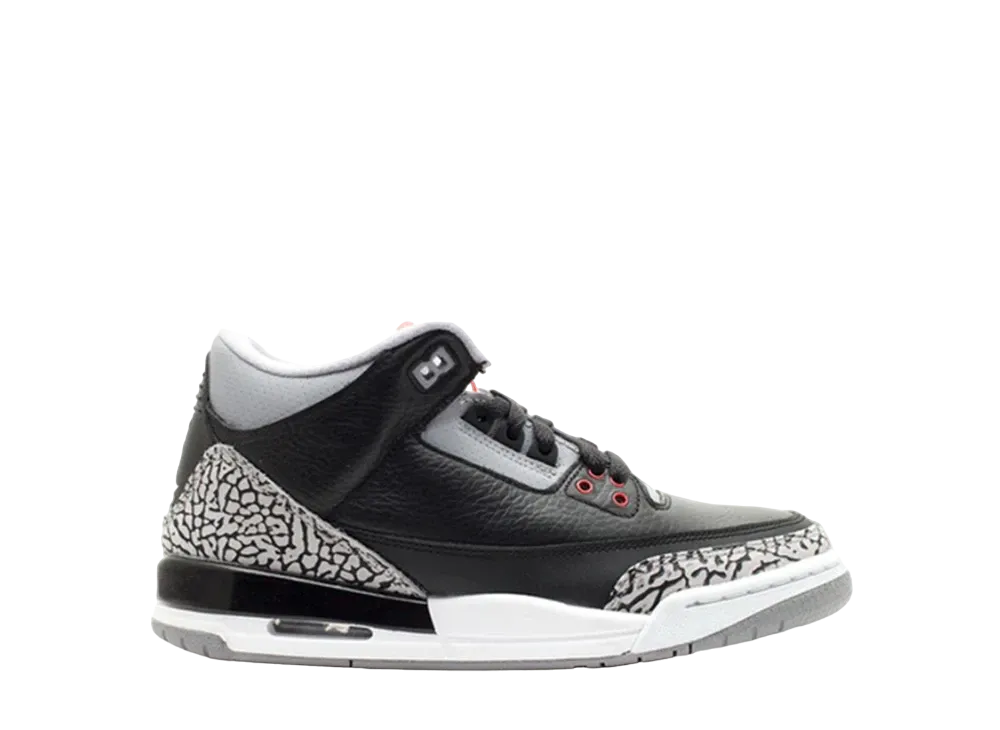 Nike GS Air Jordan 3 Retro "Black Cement" (2011)