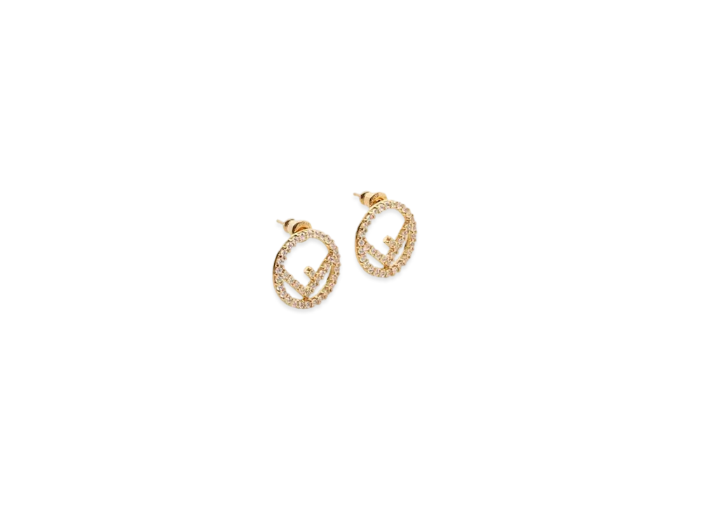 FENDI F Is Fendi Earrings "Gold"