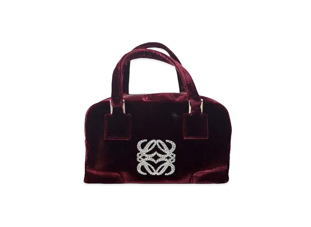 LOEWE Mini Amazona Velour Hand Bag