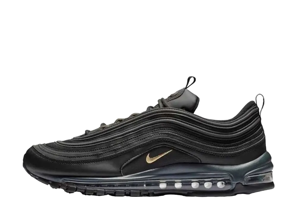 ナイキ エアマックス97 "レザーブラック/ゴールド"