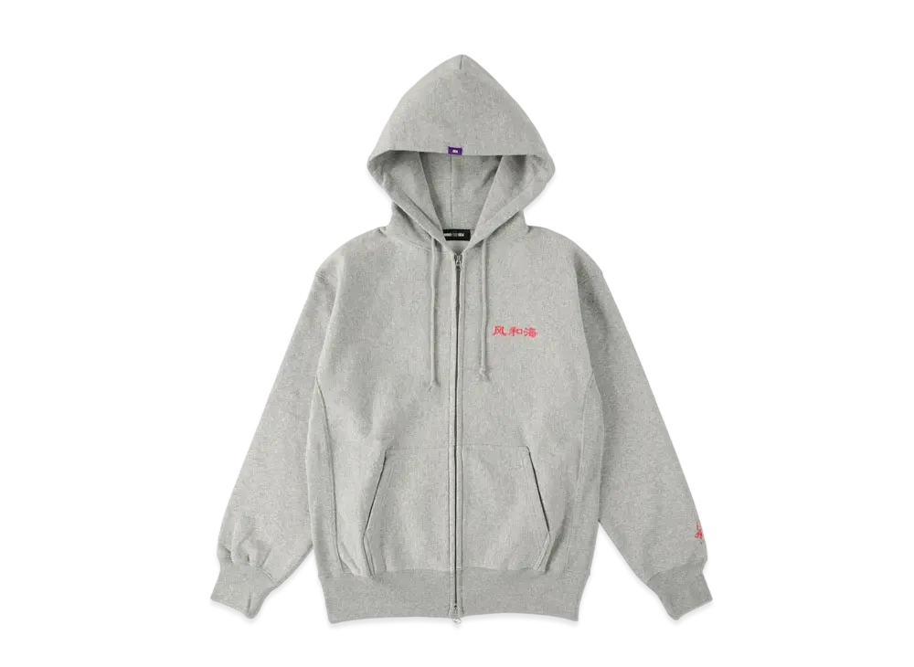 WIND AND SEA WDS (F-H-H) ZIP-UP HOODIE "Gray"