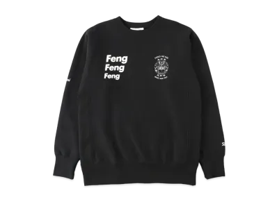 WIND AND SEA WDS (F-H-H) FENG FENG CREW NECK "Black"