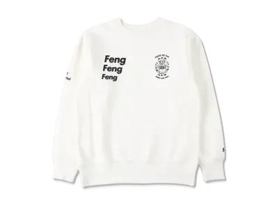 WIND AND SEA WDS (F-H-H) FENG FENG CREW NECK "White"