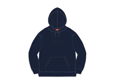 Supreme Box Logo Hooded Sweatshirt "Navy" (14FW)