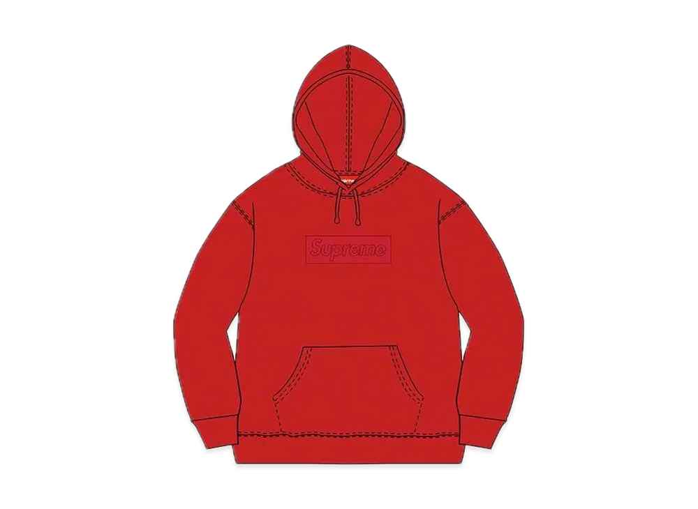 Supreme Box Logo Hooded Sweatshirt "Red" (14FW)