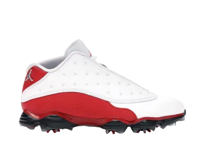 Nike Air Jordan 13 Retro Golf Cleat "White Red"