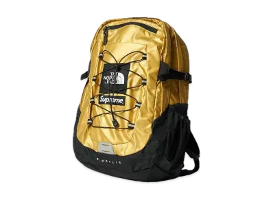 Supreme x The North Face Metallic Borealis Backpack "Gold"