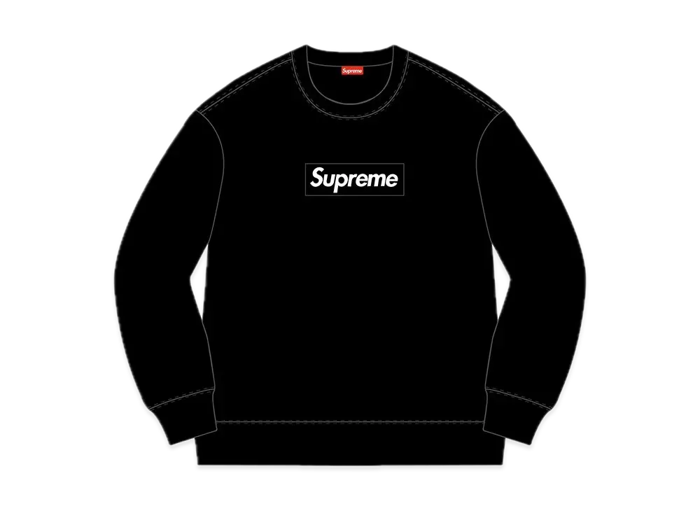 Supreme Box Logo Crewneck "Black" (15FW)
