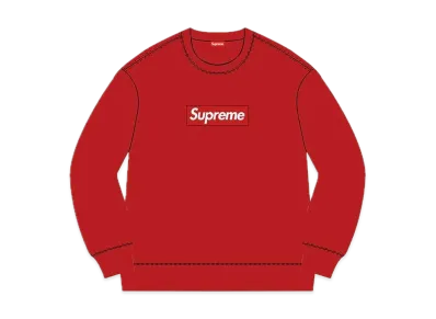 Supreme Box Logo Crewneck "Red" (15FW)