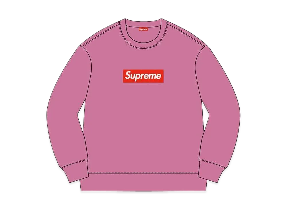 Supreme Box Logo Crewneck "Pink" (15FW)