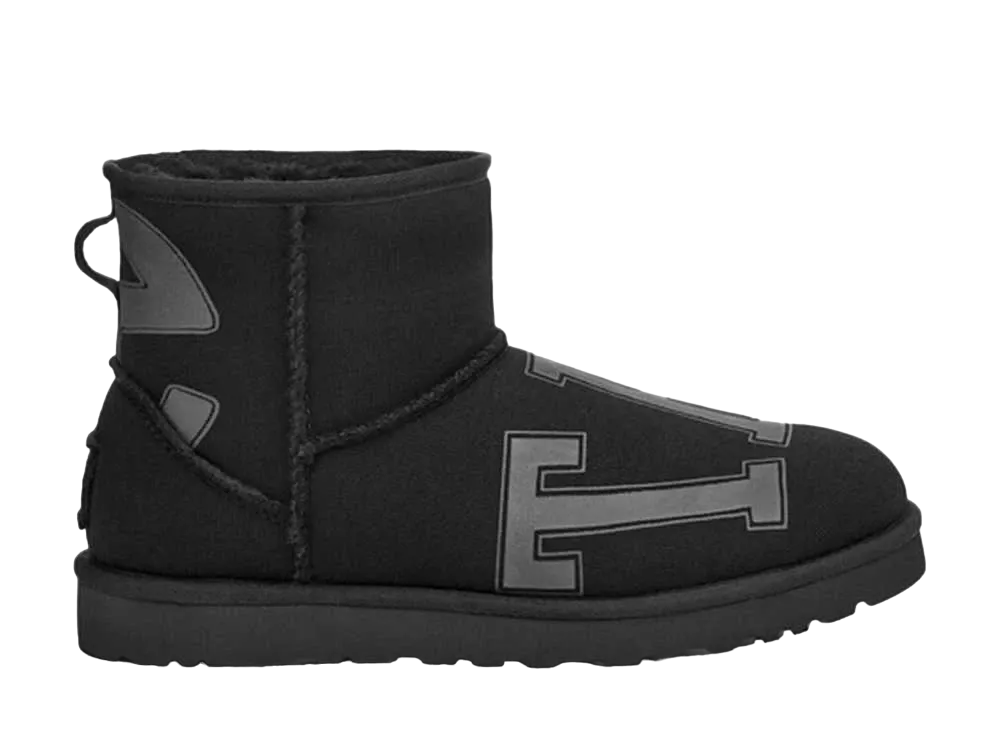 テルファー × アグ フリース ミニ "ブラック"