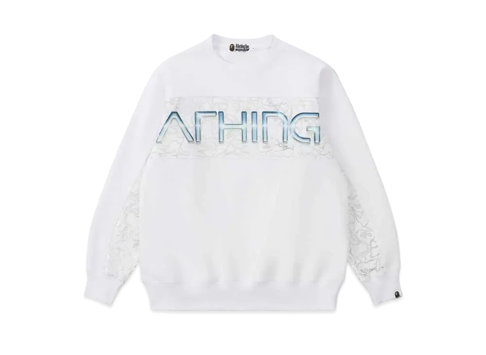 A BATHING APE X HAJIME SORAYAMA CREWNECK "White"