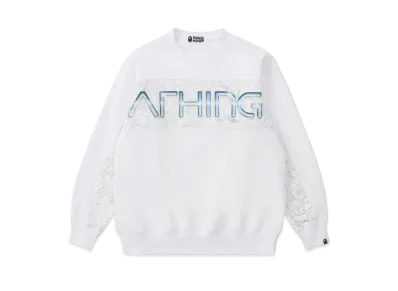 A BATHING APE X HAJIME SORAYAMA CREWNECK "White"