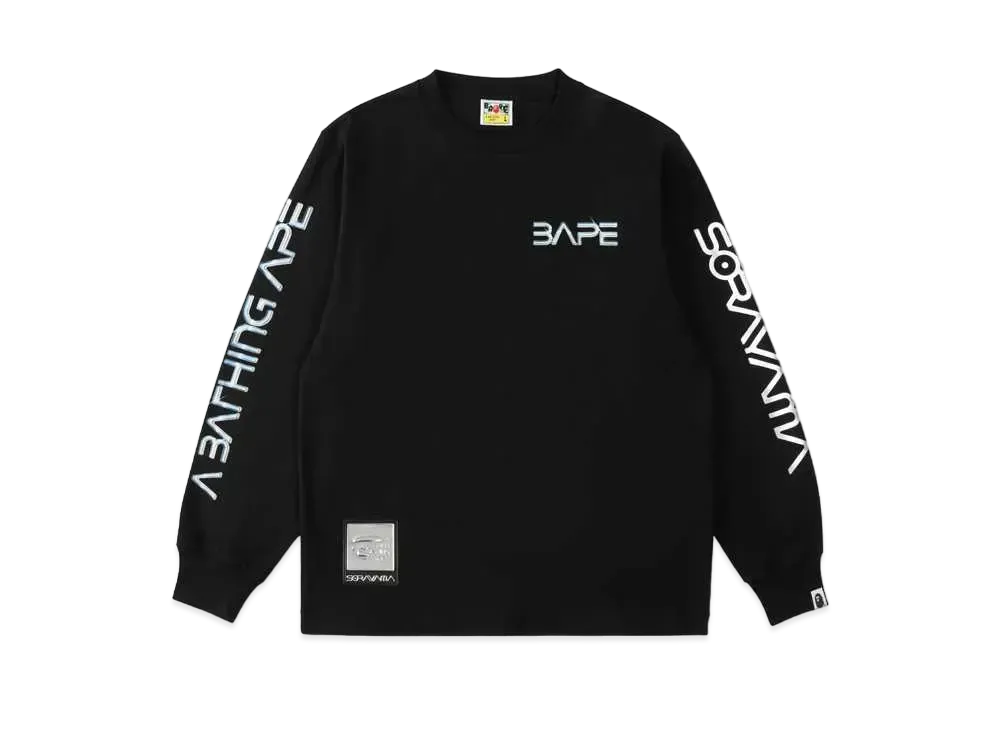 A BATHING APE X HAJIME SORAYAMA L/S TEE "Black"