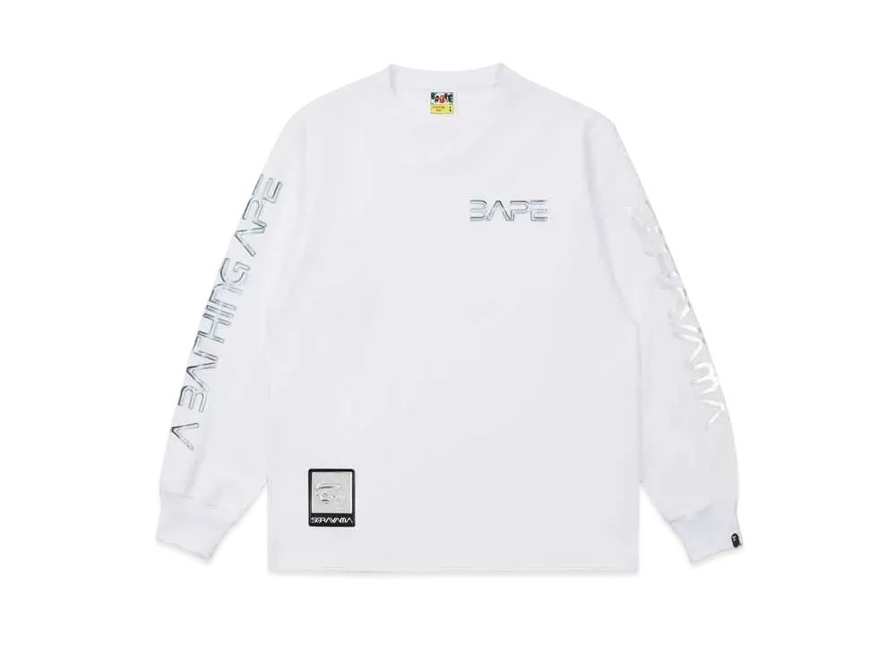 A BATHING APE X HAJIME SORAYAMA L/S TEE "White"