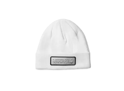 A BATHING APE X HAJIME SORAYAMA KNIT CAP "White"
