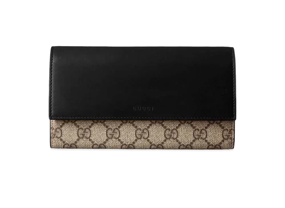 GUCCI GG Supreme Leather Wallet