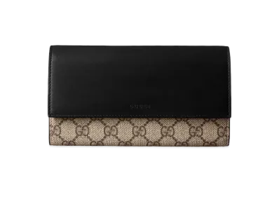 GUCCI GG Supreme Leather Wallet