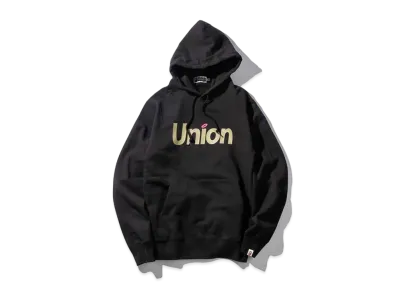 UNION BAPE® PULLOVER HOODIE "Black"