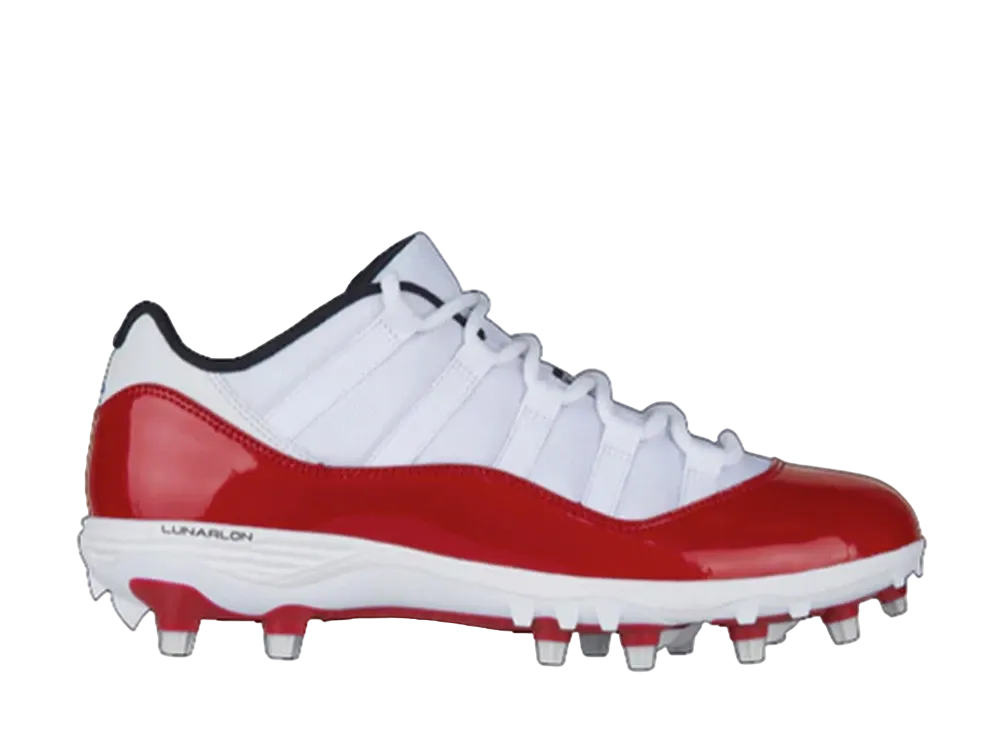 ナイキ エアジョーダン11 レトロ ロー "クリート ホワイト レッド"