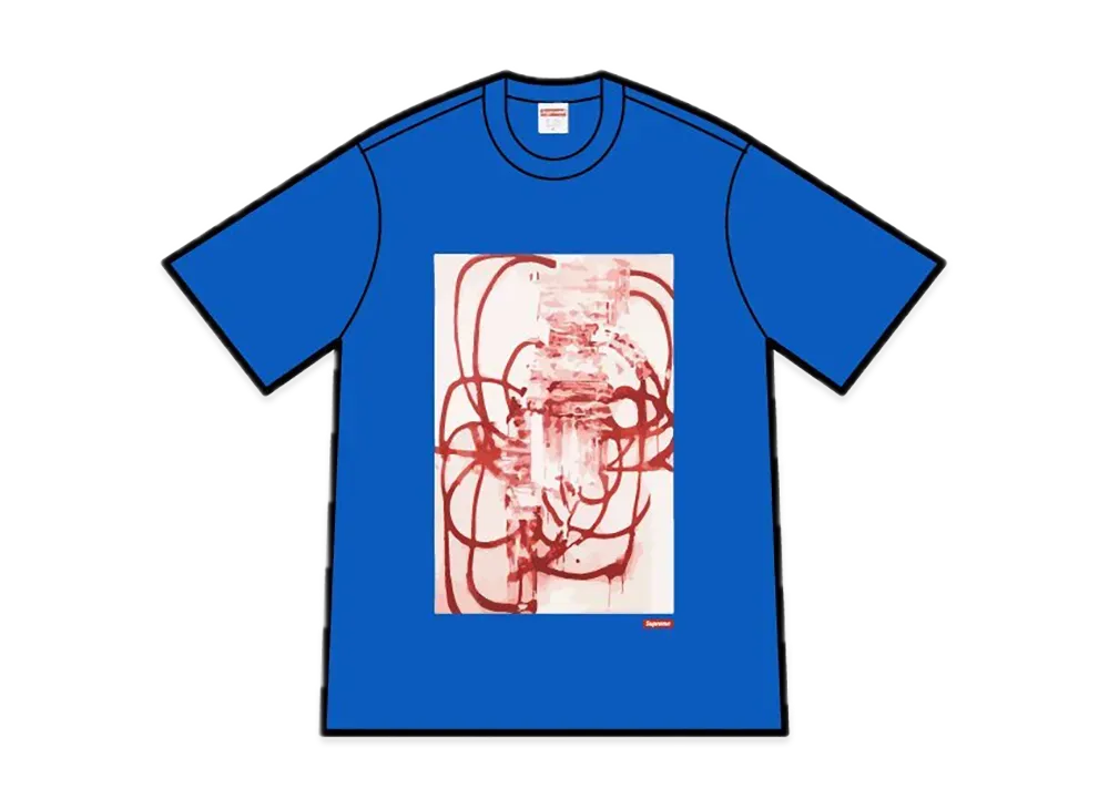 Supreme Christopher Wool/Supreme Tee Untitled 2001 "Royal"