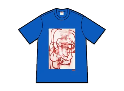 Supreme Christopher Wool/Supreme Tee Untitled 2001 "Royal"