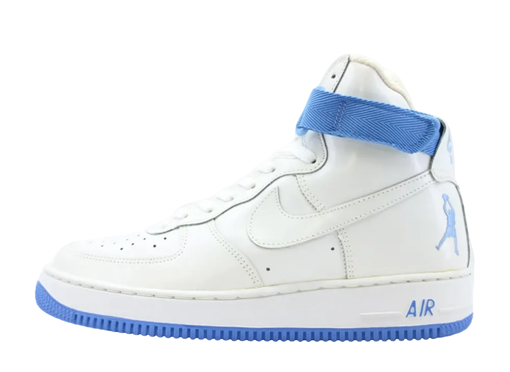ナイキ エアフォース1 ハイ シード "ホワイト/ユニバーシティブルー"