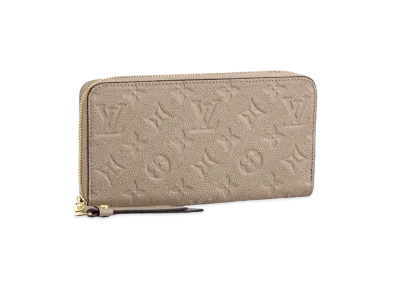 Louis Vuitton Zippy Wallet Monogram Empreinte Leather "Turtledove"