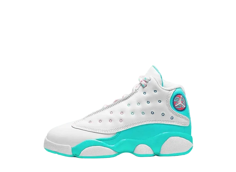 Nike PS Air Joradan 13 Retro "White Soar Green Pink"