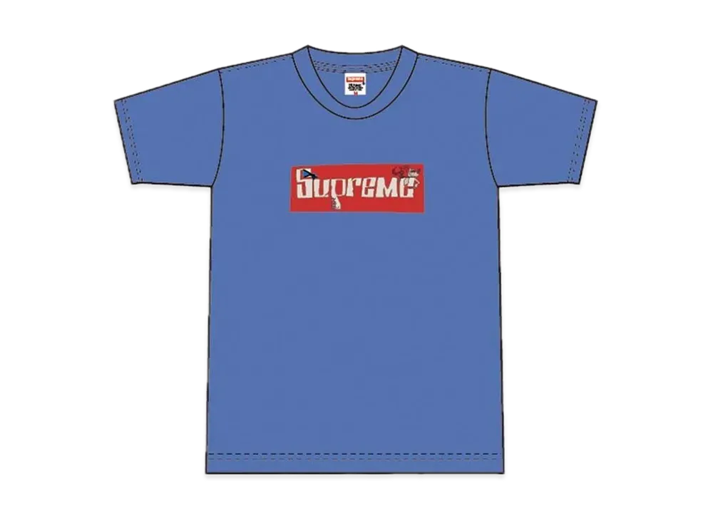 Supreme Joe Cool Box Logo Tee "Blue"