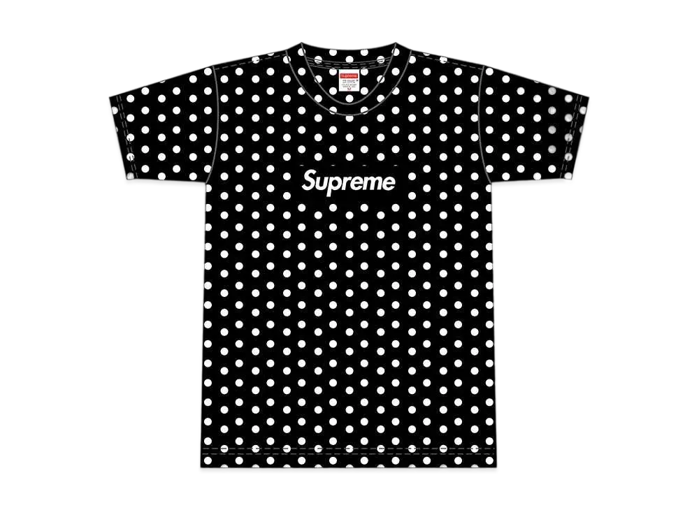 Supreme COMME des GARCONS SHIRT Polka Dot Tee "Black"