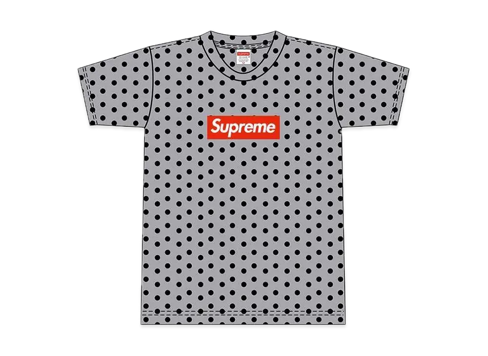 シュプリーム コムデギャルソン シャツ ポルカ ドット Tシャツ "グレー"