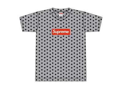 Supreme COMME des GARCONS SHIRT Polka Dot Tee "Grey"