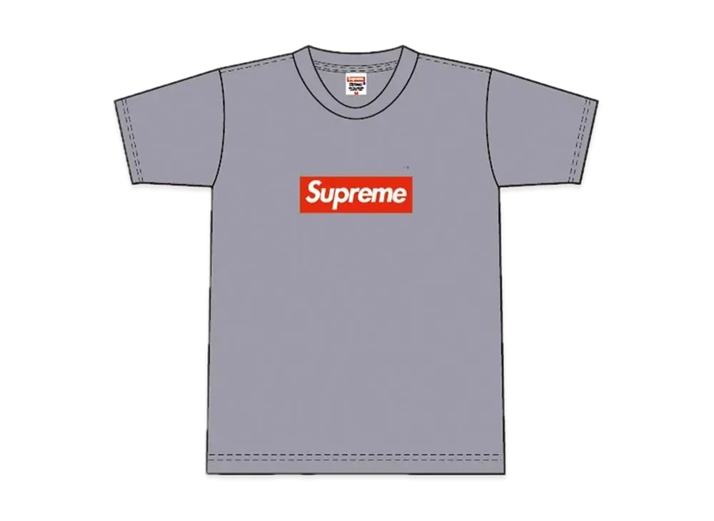 Supreme 20th Anniversary Box Logo Tee "Grey"